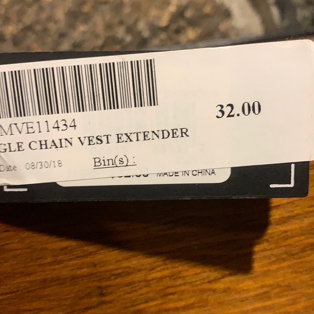 Harley Davison vest extenders